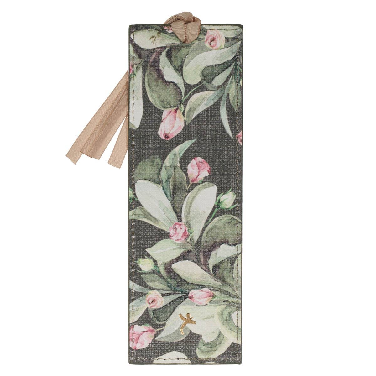 Bookmark Faux Leather Green Everything is Beautiful Ecc 3:11
