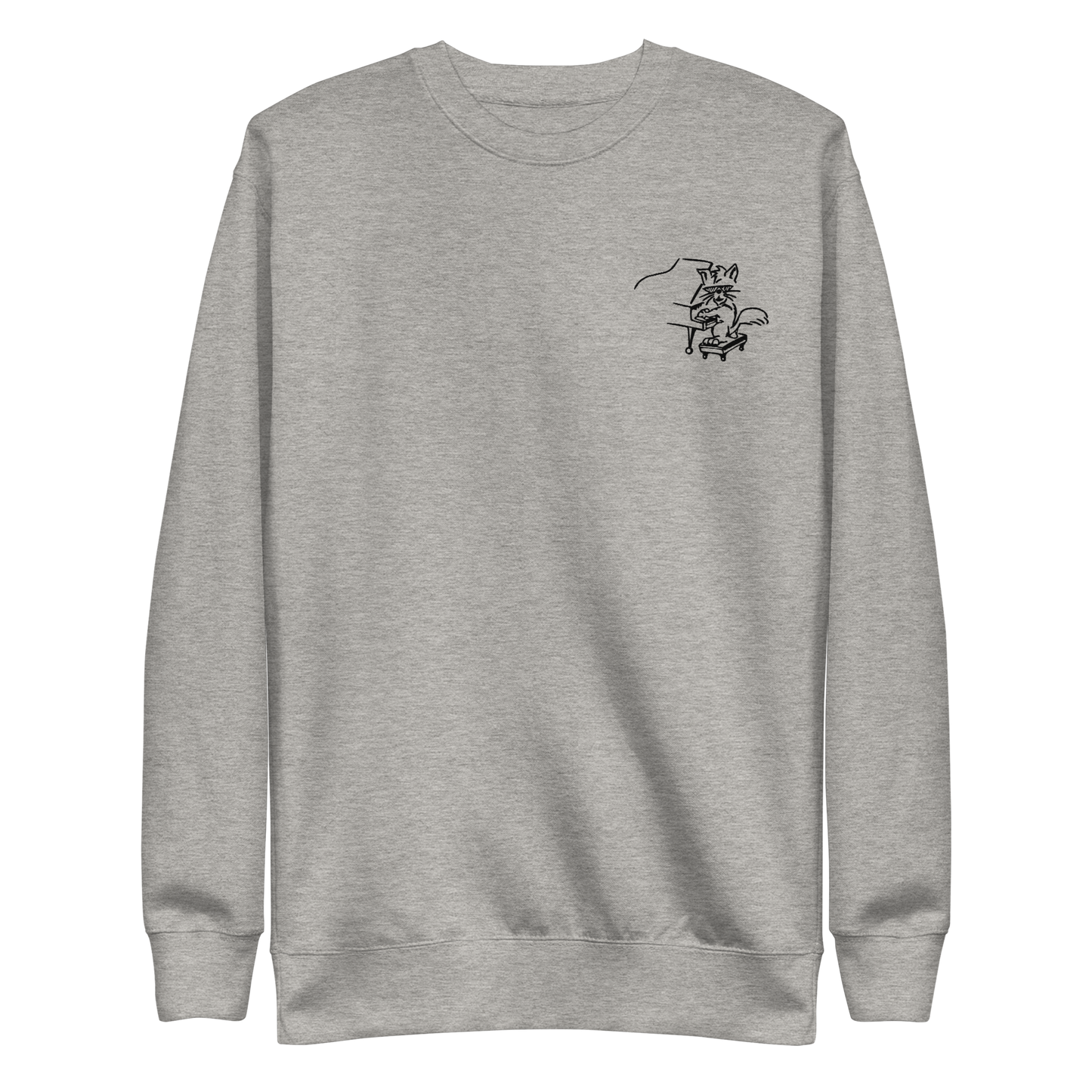 Piano Cat Unisex Premium Sweatshirt