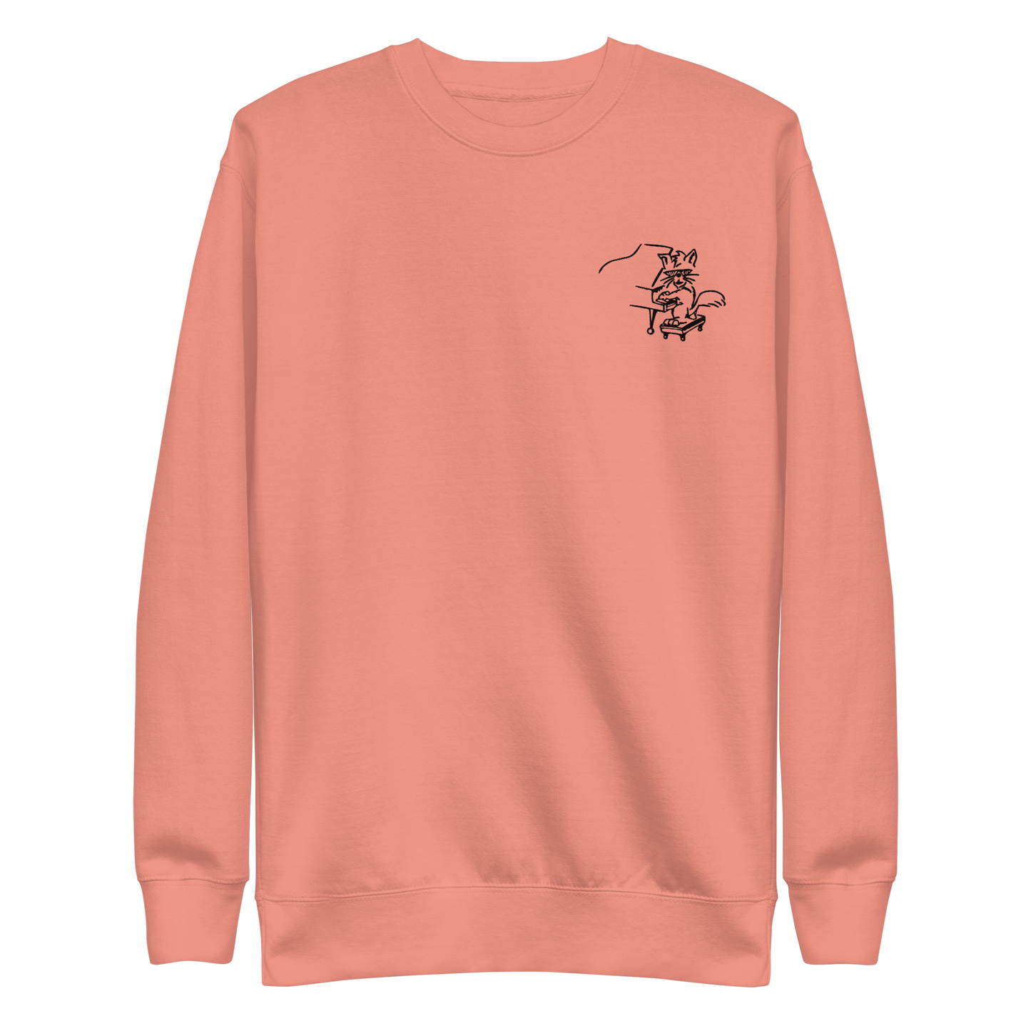 Piano Cat Unisex Premium Sweatshirt