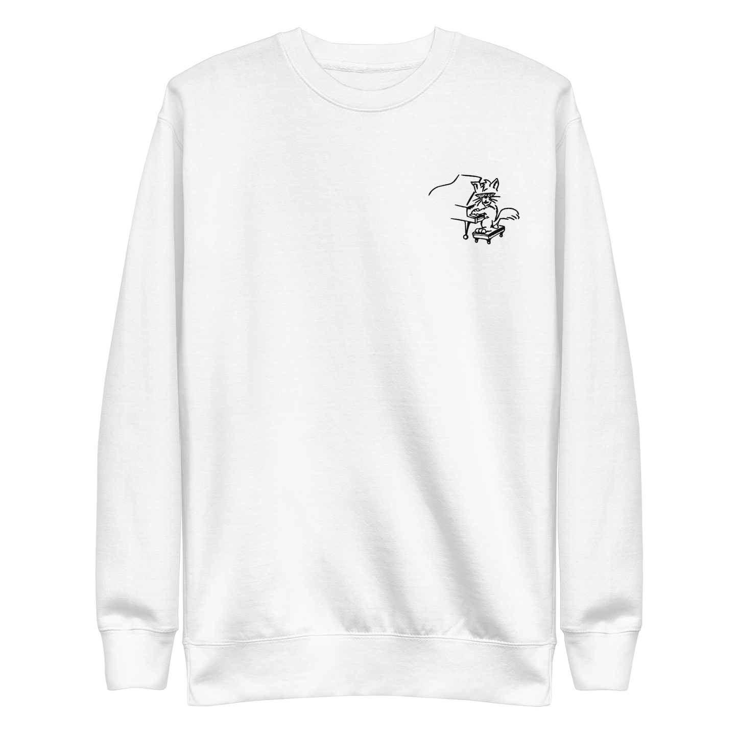 Piano Cat Unisex Premium Sweatshirt