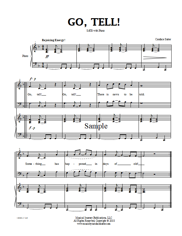 Go, Tell! (Christmas Choral Series, SATB)